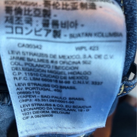 Levi’s 505 Ankle Size 6 Medium Wash Straight leg 28/26 - Picture 14 of 16